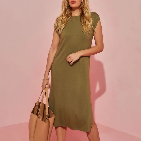 Free People Dresses & Skirts - Free People Beach Green‎ Dress. Oversize Size S